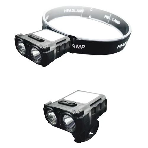 Ліхтар налобний SH-T808-2XPE+20SMD(white+red)