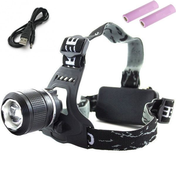 Налобний ліхтарик Bailong Bl-2199 с USB зарядкою