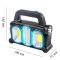 Ліхтар переносний HB-6168-LED+2COB