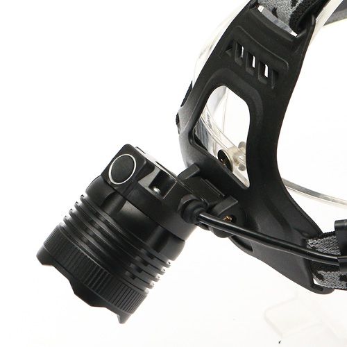 Ліхтар налобний PLD 8055-2PM10-2TG(WHITE+UV), 2x18650, ЗУ Type-C, zoom, Box