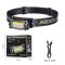 Ліхтар налобний YY-19С-5led+COB(white+yellow+red)