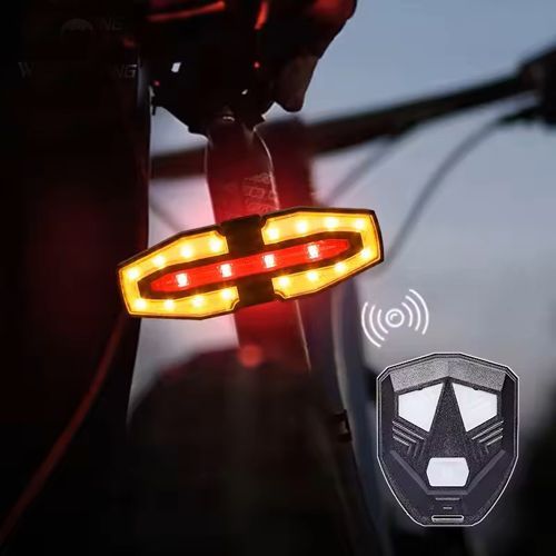 Велоліхтар LY-5510 з поворотниками  (red+yellow)