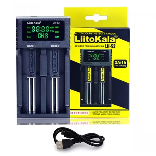 Інтелектуальний зарядний пристрій 2А 18650 AA AAA LIITOKALA LII-S2