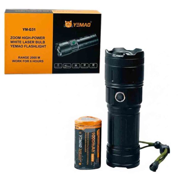 Ліхтар YEMAO YM-G31 TG з zoom та зарядкою Type-C
