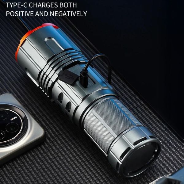 Тактичний ліхтар YEMAO YM-G520, 2500 LM, акумулятор 40700 (9000 mAh), функція лампи (COB)