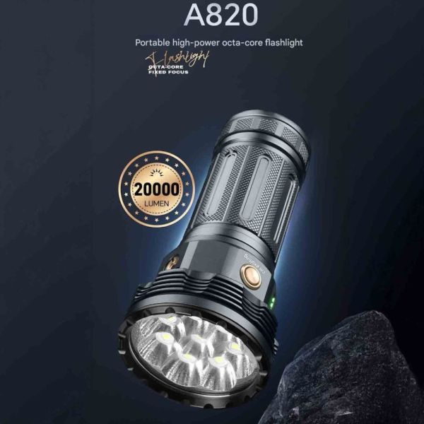 Ліхтар YEMAO YM-A820 8XHP — 46950, Type-C, потужний