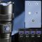 Ліхтар AK180 WHITE LASER LED PM30-TG, 1х38650, Power Bank, ЗУ Type-C, zoom, 5 фільтрів