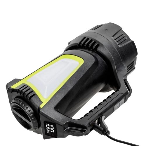 Ліхтар переносний T100A-10W+2COB(white+red+blue), power bank, 4x18650, ЗУ Type-C