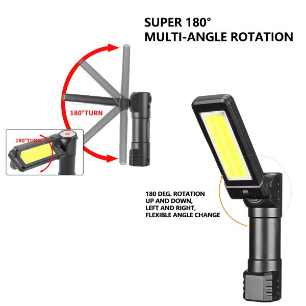 Ліхтар WORKLIGHT 2 в 1 5305-COB(WHITE+YELLOW)