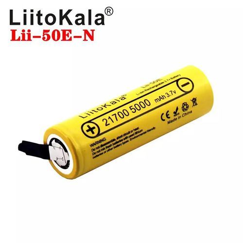 Акумулятор Liitokala 21700 50E-N, 5000mAh під пайку