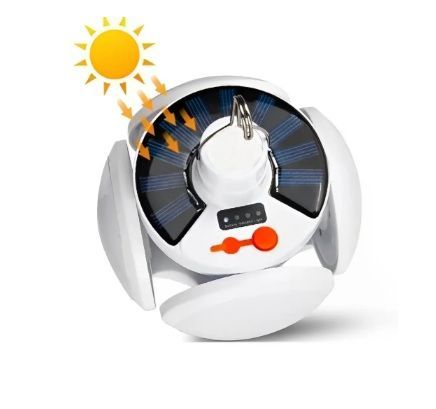Ліхтар-лампа на акумуляторах BL 2029 + SOLAR із сонячною батареєю