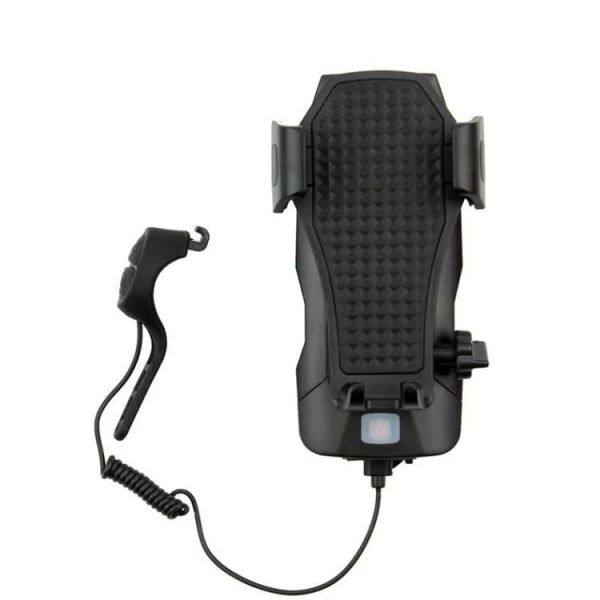 Велоліхтар із сигналом та тримачем телефону BG-1951/HJ-068, 500LM, Power Bank, Li-Ion акумулятор, ЗУ Type-C