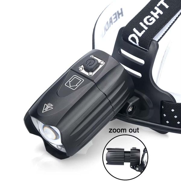 Налобний ліхтар BL-T35-P160, 3x18650, Power Bank