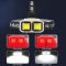 Ліхтар налобний HX-816S-2COB(white+red)