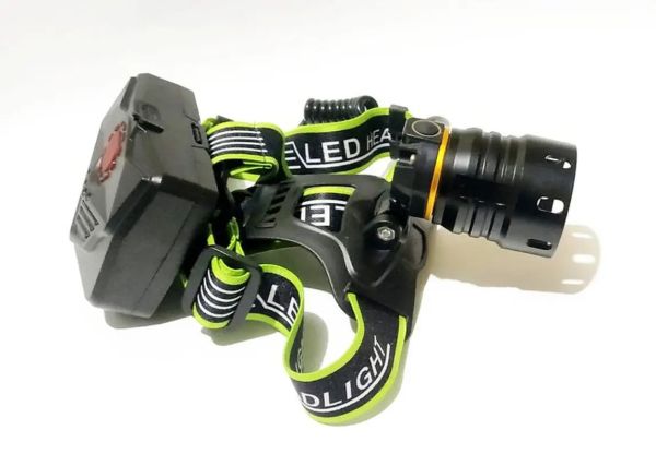Ліхтар налобний BL-A14-3-P90, power bank, 3x18650, zoom