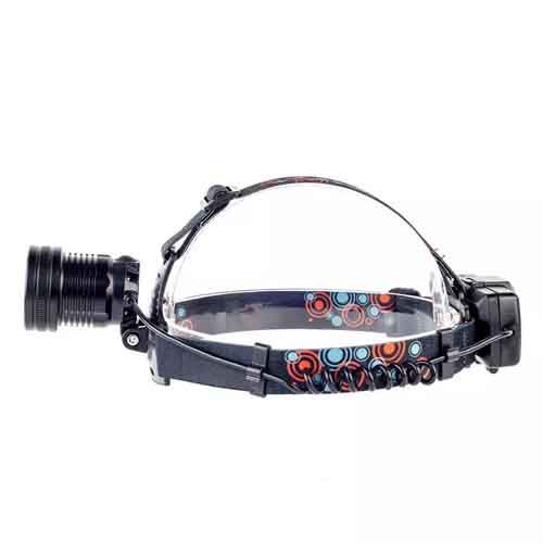 Ліхтар налобний BL-A19-GT200+COB, 2x18650, zoom, ЗУ microUSB
