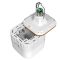 Світлодіодна LED лампочка з акумулятором FA-7936, 30W, E27, 2x18650/3×ААА, гачок, ЗУ Type-C