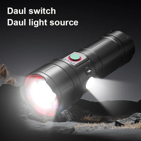 Ліхтар CB-B53-TG, 3х18650, power bank, індикація заряду, ЗУ Type-C, zoom