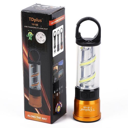 Ліхтар 1810B-LED+COB світильник,  гак, ЗУ Type-C