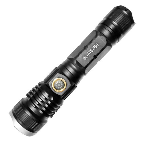 Ліхтар Bailong BL-A79-P50, 1x18650, zoom, ЗУ Type-C