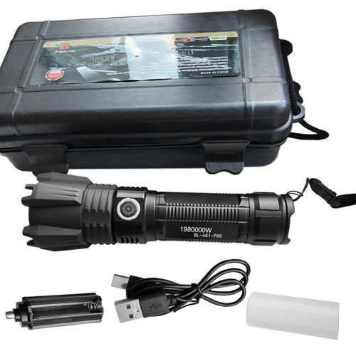 Ліхтар Bailong BL-A81-P99, 1x26650, zoom, ЗУ Type-C, Box