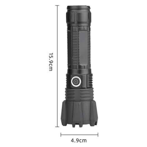 Ліхтар Bailong BL-A81-P99, 1x26650, zoom, ЗУ Type-C, Box