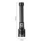 Ліхтар BL-G201-P360, power bank, 2х26650, zoom, ЗУ Type-C, Box