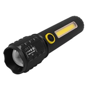 Ліхтар C71-P50+COB, ЗУ mircoUSB, вбудований акумулятор, zoom, Box