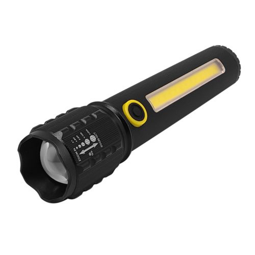 Ліхтар C72-P50+COB, ЗУ mircoUSB, вбудований акумулятор, zoom, Box