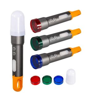 Ліхтар CB-X723-TG+3LED, Li-Ion акумулятор, 3 фільтри, ЗП Type-C, zoom, Box