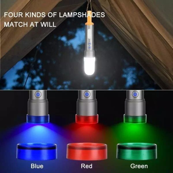 Ліхтар CB-X723-TG+3LED, Li-Ion акумулятор, 3 фільтри, ЗП Type-C, zoom, Box