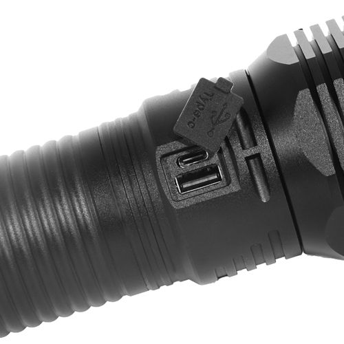 Ліхтарик ручний Police F808 PM60-TG, 8х18650, power bank, індекатор зарядки, ЗУ Type-C, zoom, Box