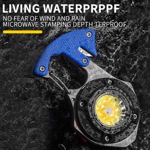 Ліхтар Брелок X-BALOG W5143-COB(white+yellow+red), multitool, Li-Ion акум., магніт, карабін, вукрутка, ЗП Type-C