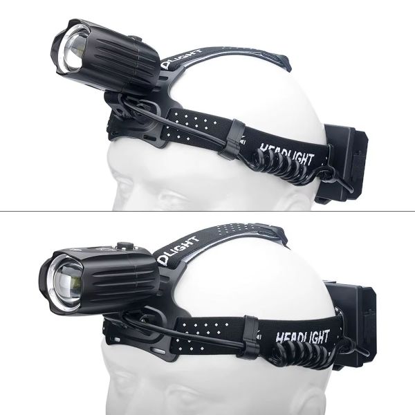 Ліхтар налобний BL-T35-P160, 3x18650, Power Bank, ЗУ Type-C, zoom