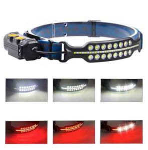Ліхтар налобний BL-W690-2-SMD (white+red), Motion Sensor, Li-Ion акумулятор, ЗУ Type-C