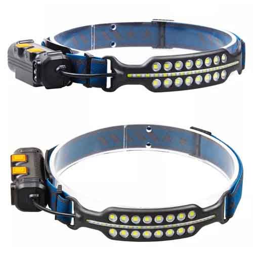 Ліхтар налобний BL-W690-2-SMD (white+red), Motion Sensor, Li-Ion акумулятор, ЗУ Type-C