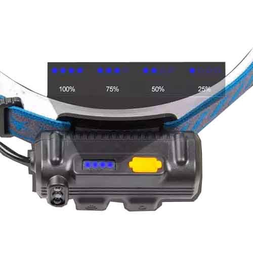 Ліхтар налобний BL-W690-2-SMD (white+red), Motion Sensor, Li-Ion акумулятор, ЗУ Type-C