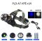 Ліхтар налобний PLD A7-XPE+UV, 2x18650, ЗУ microUSB, zoom