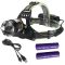 Ліхтар налобний PLD A7-XPE+UV, 2x18650, ЗУ microUSB, zoom