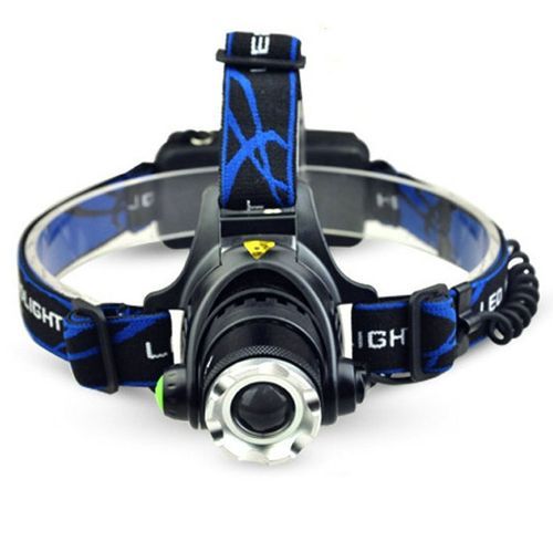 Ліхтари на чоло PLD V9-F-4XPE (RGB), 2x18650, ЗУ 220V/12V, zoom, Box