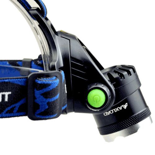 Ліхтари на чоло PLD V9-F-4XPE (RGB), 2x18650, ЗУ 220V/12V, zoom, Box