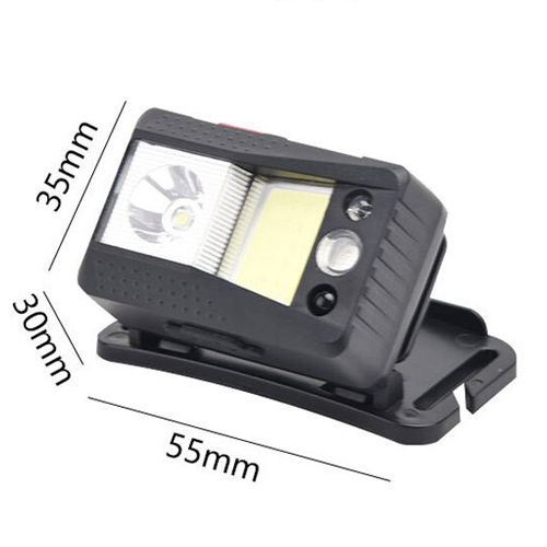 Ліхтар налобний SL09-1L2+COB+LED (Red+Green+Blue), ЗУ Type-C