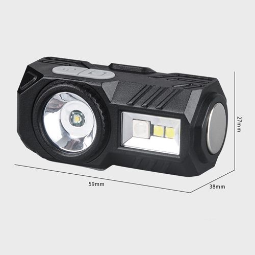 Ліхтар налобний T131-XPE+3SMD(red+green+blue+UV), Motion Sensor, Li-Ion акумулятор, магніт, кліпса, ЗУ Type-C