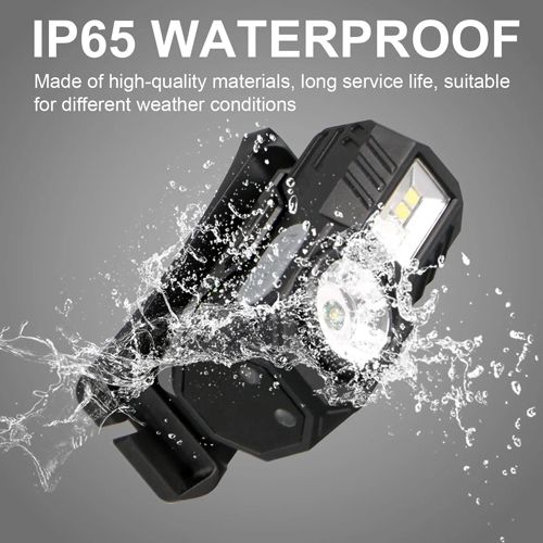 Ліхтар налобний T131-XPE+3SMD(red+green+blue+UV), Motion Sensor, Li-Ion акумулятор, магніт, кліпса, ЗУ Type-C