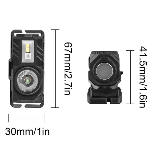 Ліхтар налобний T131-XPE+3SMD(red+green+blue+UV), Motion Sensor, Li-Ion акумулятор, магніт, кліпса, ЗУ Type-C