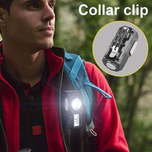 Ліхтар налобний T131-XPE+3SMD(red+green+blue+UV), Motion Sensor, Li-Ion акумулятор, магніт, кліпса, ЗУ Type-C