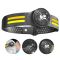 Ліхтар налобний PLD T134-XPE+4COB (white+yellow+red), IPX4, Li-Ion