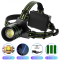 Ліхтар налобний TD-XI-TG, Motion Sensor, 3x18650, Power Bank, ЗУ Type-C