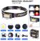Ліхтар налобний YY-19С-5led+COB(white+yellow+red)