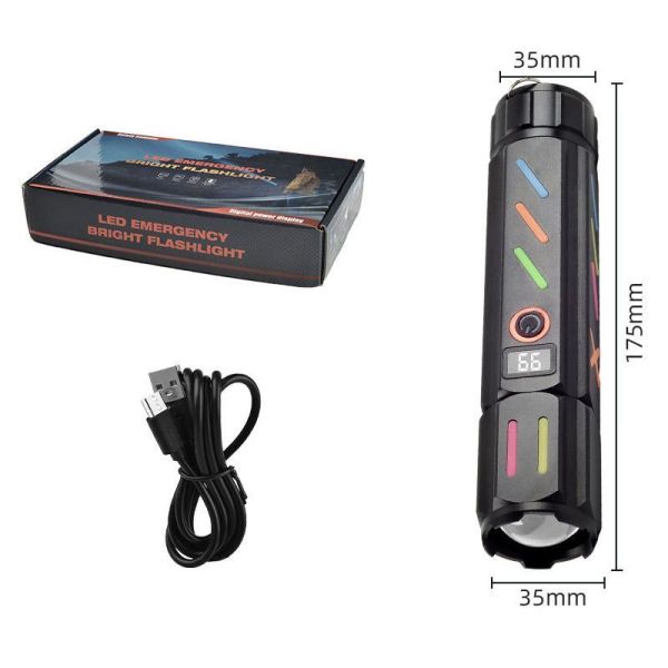 Ліхтар NIGHT VISION FLUORESCENCE 530 WHITE LASER LED PM30-TG, Power Bank, 1x18650, ЗП Type-C, zoom